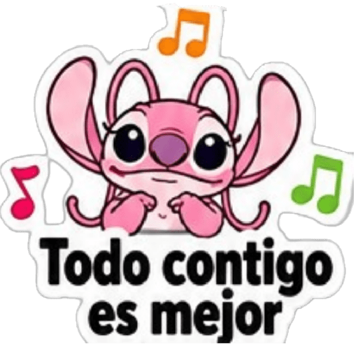 Amor 💕 Stitch & Angela 💕 6