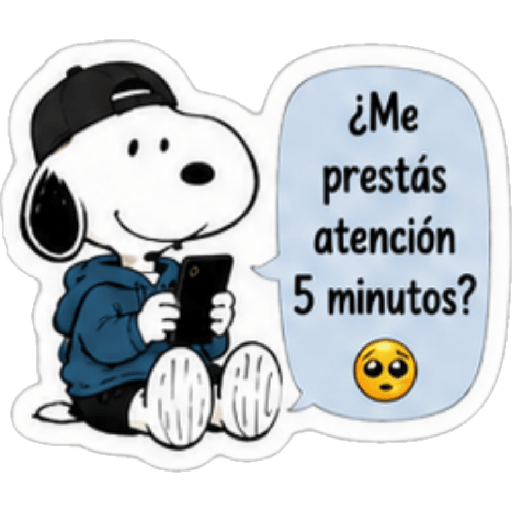 🐾 Snoopy y Papá en Chat ❤️💬 12