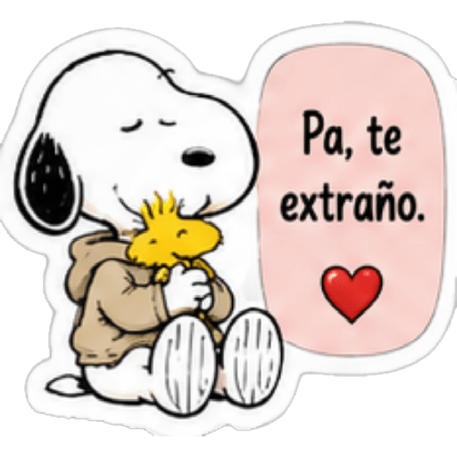 🐾 Snoopy y Papá en Chat ❤️💬 7