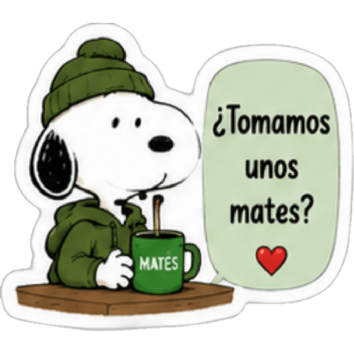 🐾 Snoopy y Papá en Chat ❤️💬 6