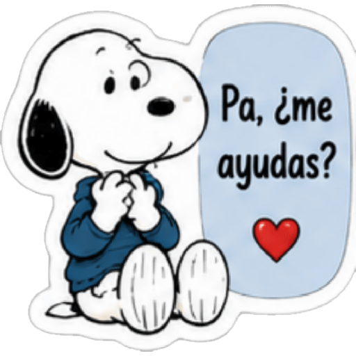 🐾 Snoopy y Papá en Chat ❤️💬 3