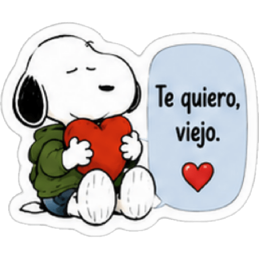 🐾 Snoopy y Papá en Chat ❤️💬 1
