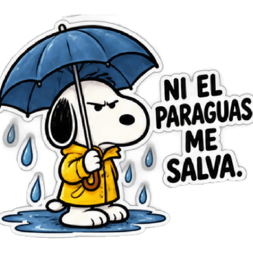 🌧️ Snoopy 🐾 Frío,Lluvia,Enojo😡 8