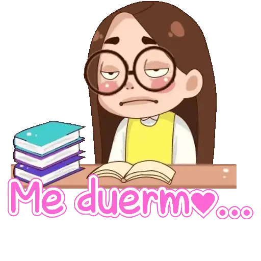 Niña kawai con texto 🌈🎀✨ 23
