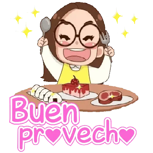 Niña kawai con texto 🌈🎀✨ 22