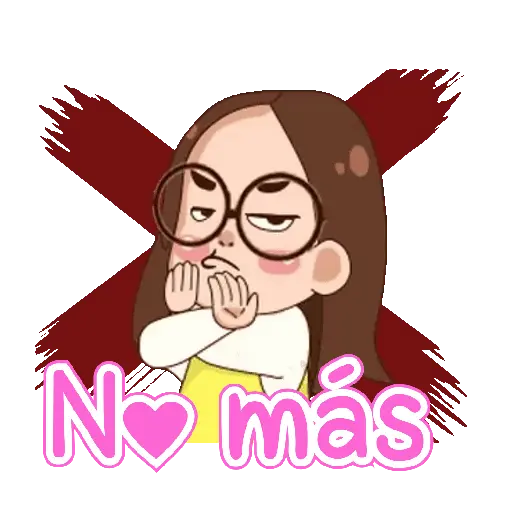Niña kawai con texto 🌈🎀✨ 19