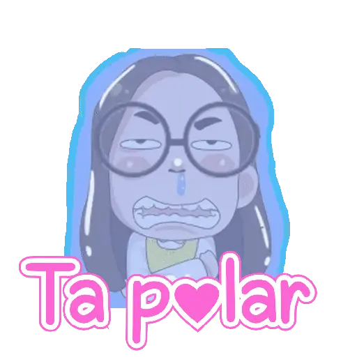 Niña kawai con texto 🌈🎀✨ 18