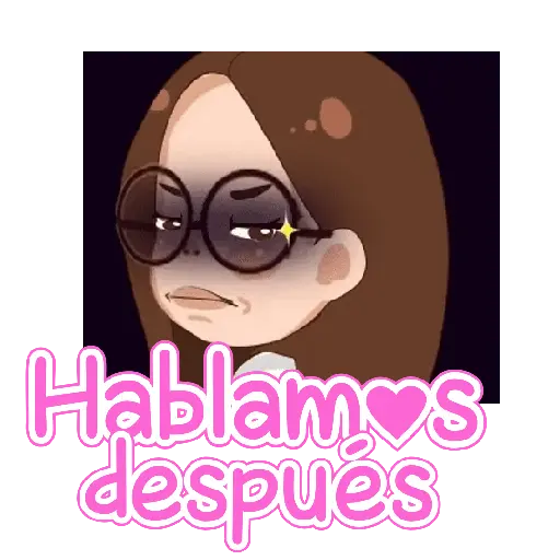 Niña kawai con texto 🌈🎀✨ 6