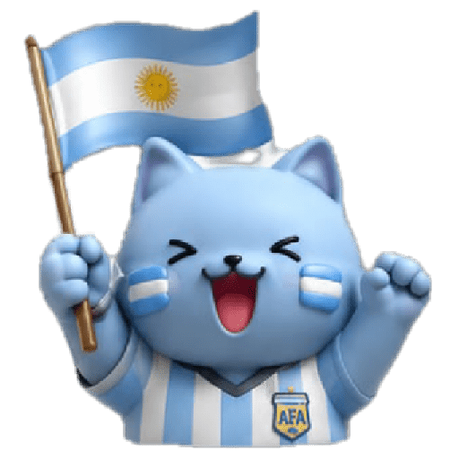 Nub Nub Cat 3d Argentina 🇦🇷🐾✨