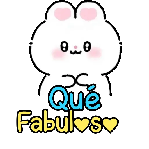 Bunny cute texto para chat 🐇💬 30