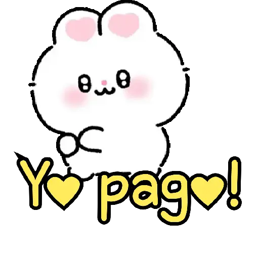 Bunny cute texto para chat 🐇💬 29