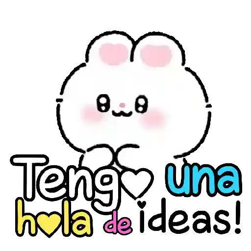 Bunny cute texto para chat 🐇💬 16