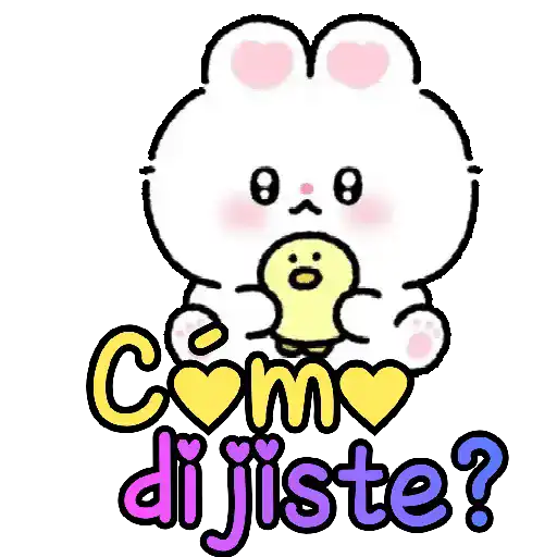Bunny cute texto para chat 🐇💬 13