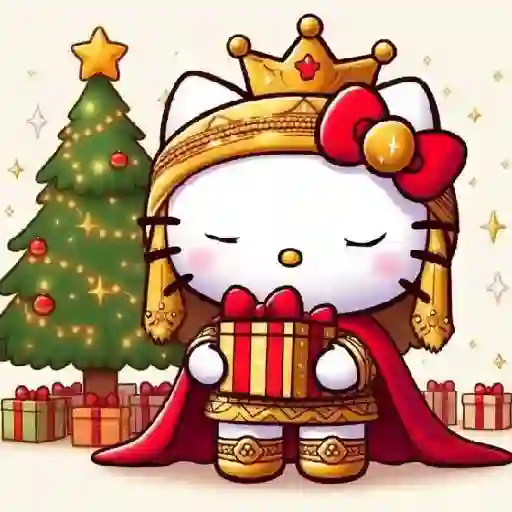 Reyes Magos Hello Kitty🎀✨👑🎄