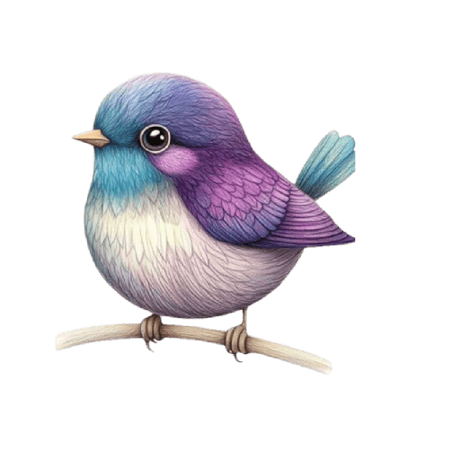 Purple Bird 💜🐦‍⬛🐦