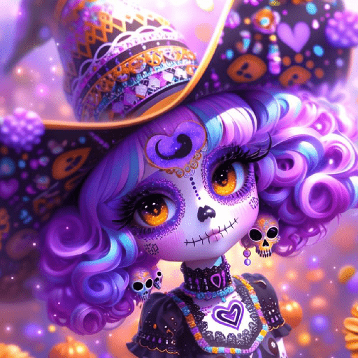 Día de Muertos Catrina #1 💀🏵️