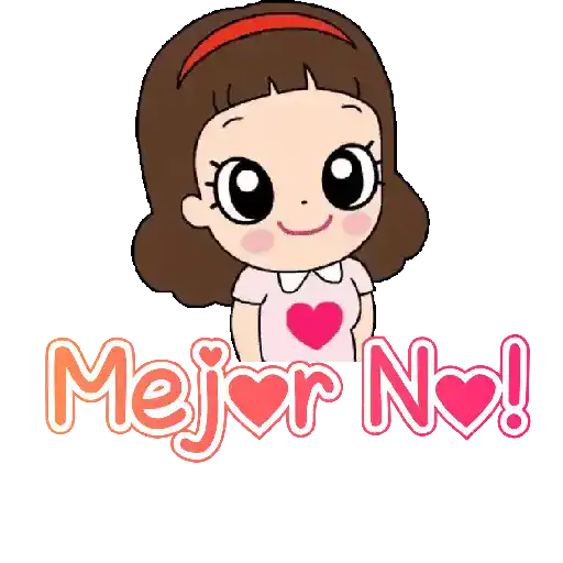 Niñita para el chat con texto💬 8