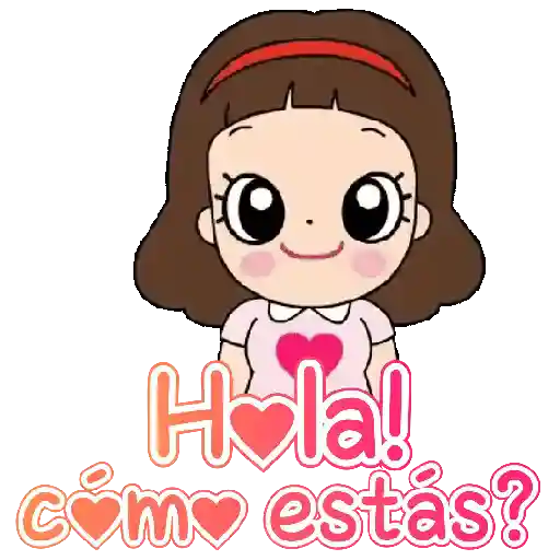 Niñita para el chat con texto💬 7