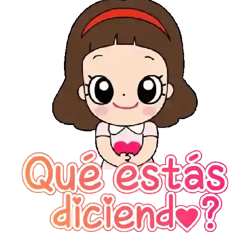 Niñita para el chat con texto💬 13