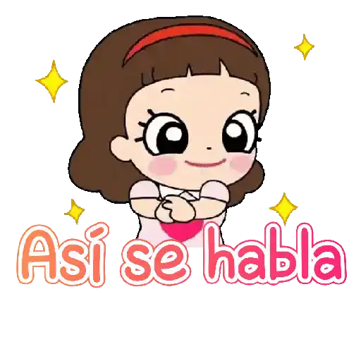 Niñita para el chat con texto💬 23