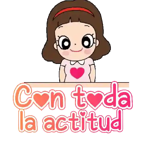 Niñita para el chat con texto💬 25