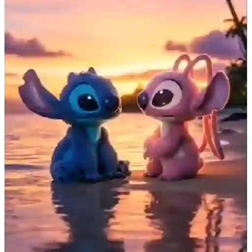 Love,Stich y Ángel 🩷💙