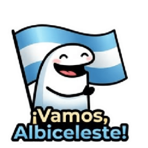 Argentina alentando FLORK 🇦🇷