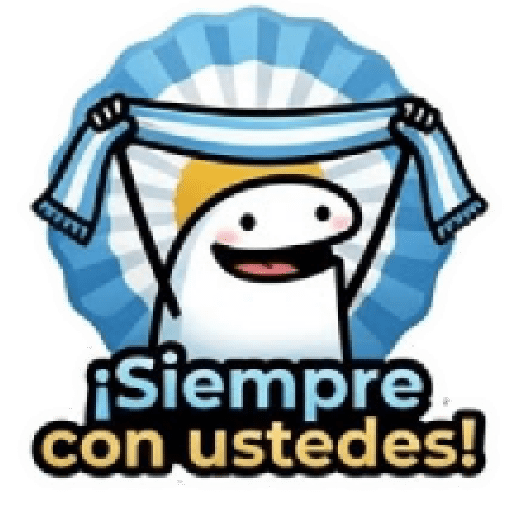 Argentina alentando FLORK 🇦🇷 2