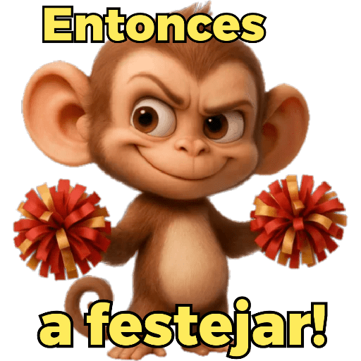 🐵 Chibi Monkey Emoji Pack🐵 29