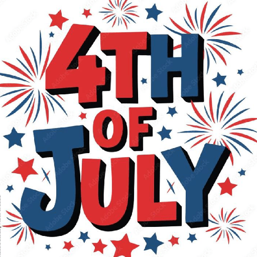4 de Julio Independencia 🇺🇸🎉✨
