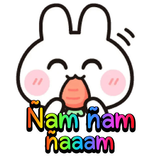Rabbit Collor full text 💬🐇🥕🌈 10
