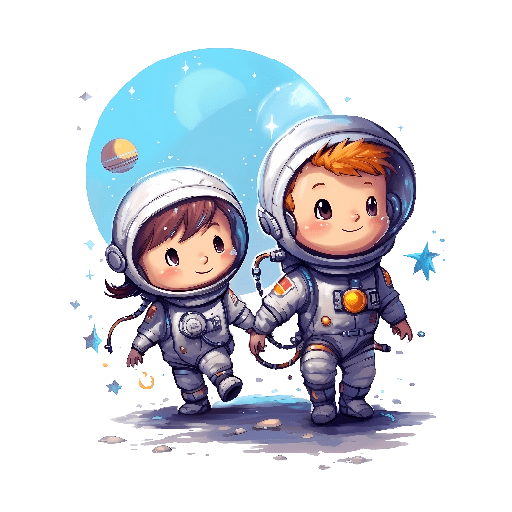 Pequeños Astronautas Chibi 👨🏻‍🚀