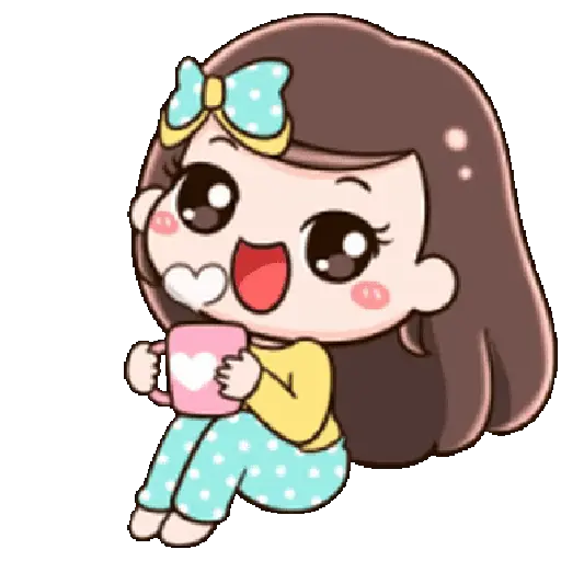 Niña cute Kawaii🎀🌈✨ 9