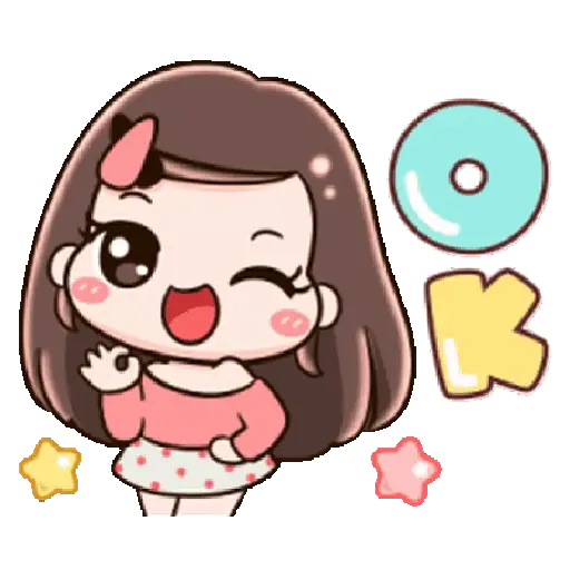 Niña cute Kawaii🎀🌈✨ 10