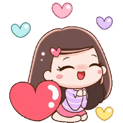 Niña cute Kawaii🎀🌈✨ 12