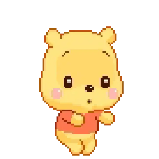 Winnie The Pooh MUY CUTE 💛❤️