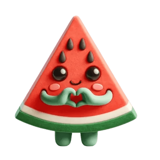 Frutas Kawaii 🍉🍎✨ 6