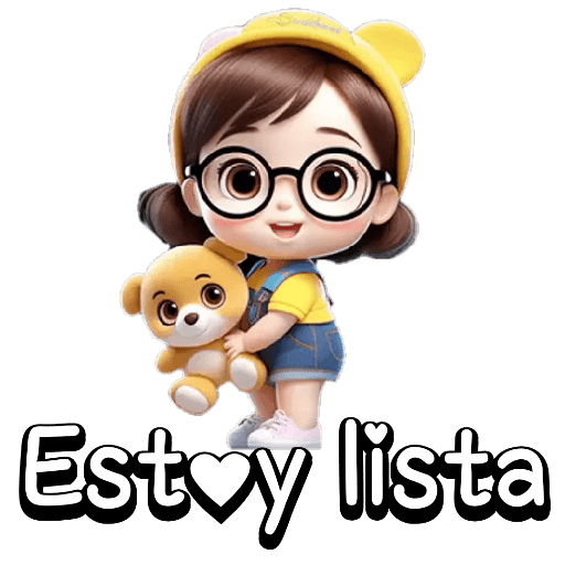 Niñita con texto para chat✨💬🎀 13