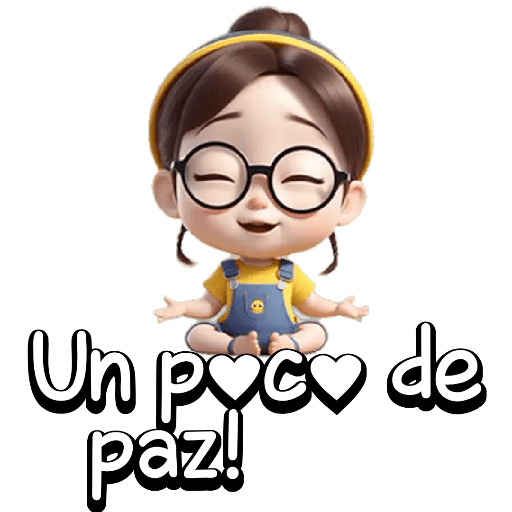 Niñita con texto para chat✨💬🎀 15