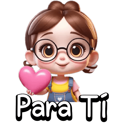 Niñita con texto para chat✨💬🎀 18