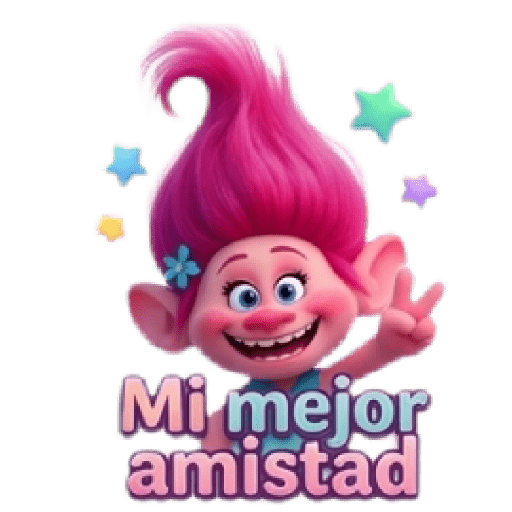 Trolls Día del Amigo 🌈✨💓