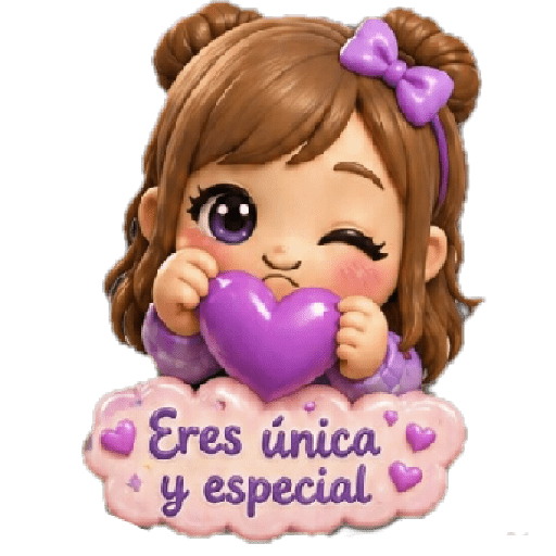 Niñitas Kawai con Frase🎀✨ 9