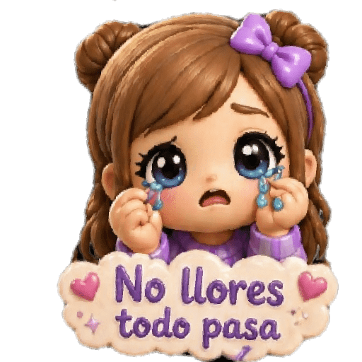 Niñitas Kawai con Frase🎀✨ 6