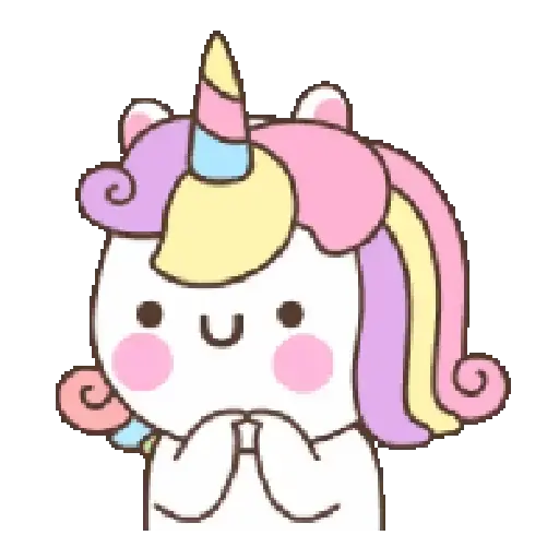 Baby Cute Unicornio Kawaii 🦄❤