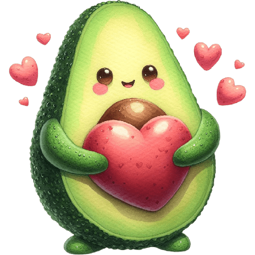 Aguacate San Valentín 🥑❤️