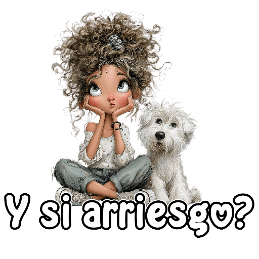 Quote Girl & Dog 💬🐾✨🎀 7