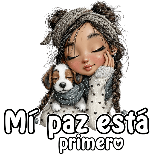 Quote Girl & Dog 💬🐾✨🎀 3