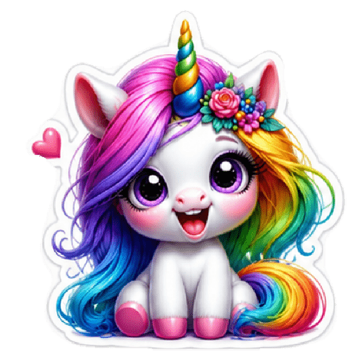 Unicornio Kawaii 🦄✨🌈