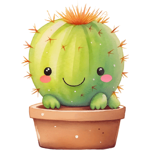Cactucitos Kawaii 🌵