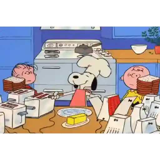 Acción de Gracias Snoopy🍗🍞🦃🐾